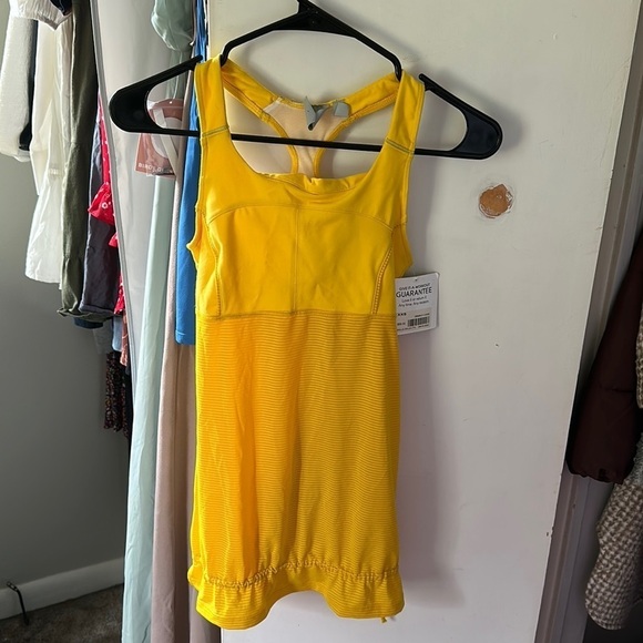 NWT Athleta Yellow tank - Picture 1 of 8